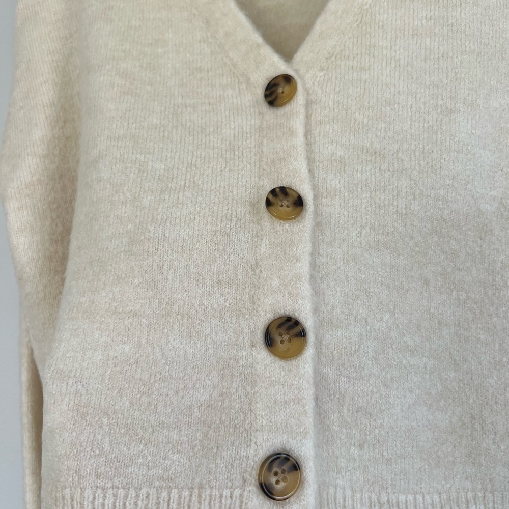 Billabong Short N Sweet Cropped Cardigan Sweater - Picture 3 of 8